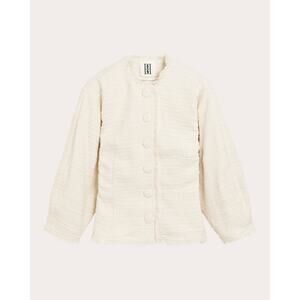 By Malene Birger Vascaya Fringed Bouclé Blazer Medium NWOT